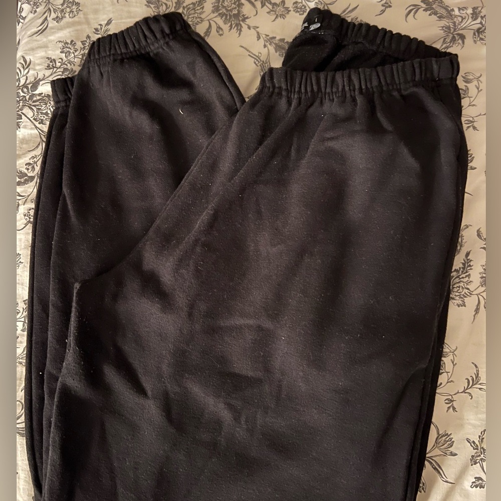 Nasty Gal | Large Black Sweats Joggers